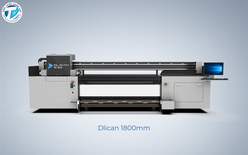 Máy in UV cuộn Dlican khổ  nhỏ1800mm 